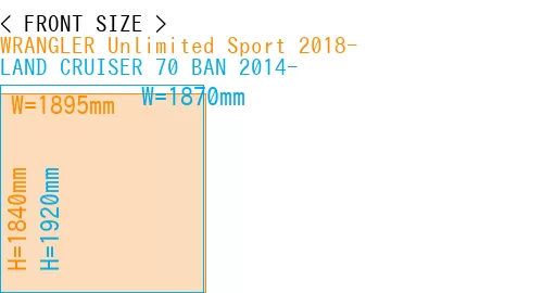 #WRANGLER Unlimited Sport 2018- + LAND CRUISER 70 BAN 2014-
